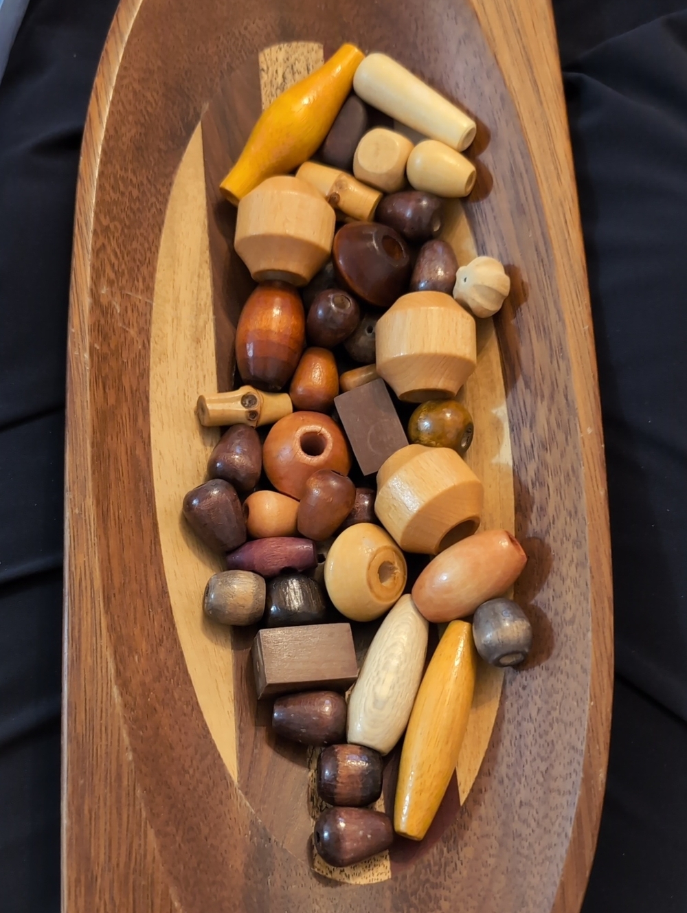 Wooden Bead Mix for Macrame